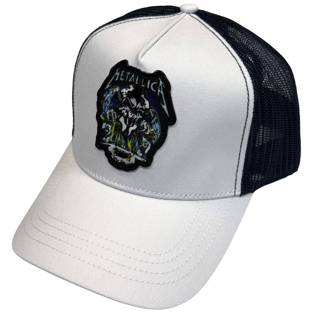 Metallica - Stage Pit Casquette Snapback - Bleu foncé/Blanc